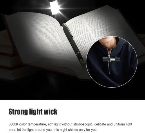 MINI LINTERNA LED USB DE CAMPING CON ESTUCHE - imagen 3