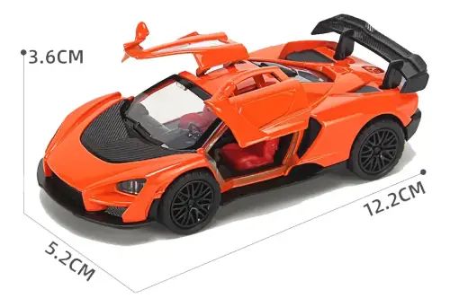 AUTOS EN MINIATURA 12.2x5.2x3.6cm --- 12 UNIDADES - imagen 2