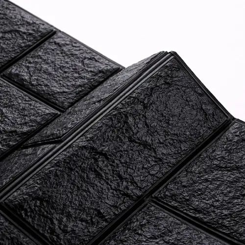 Placa adhesiva 3D para pared negra 70x77cm --- CAJA DE 150 UNIDADES - imagen 2