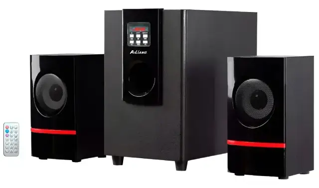 Sistema De Altavoces 2.1 Ailiang USBFM-T11E-DT - imagen 2