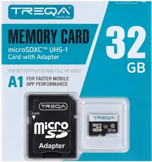 MEMORIA microSD TREQA c/ADAPTADOR 32GB - imagen 1