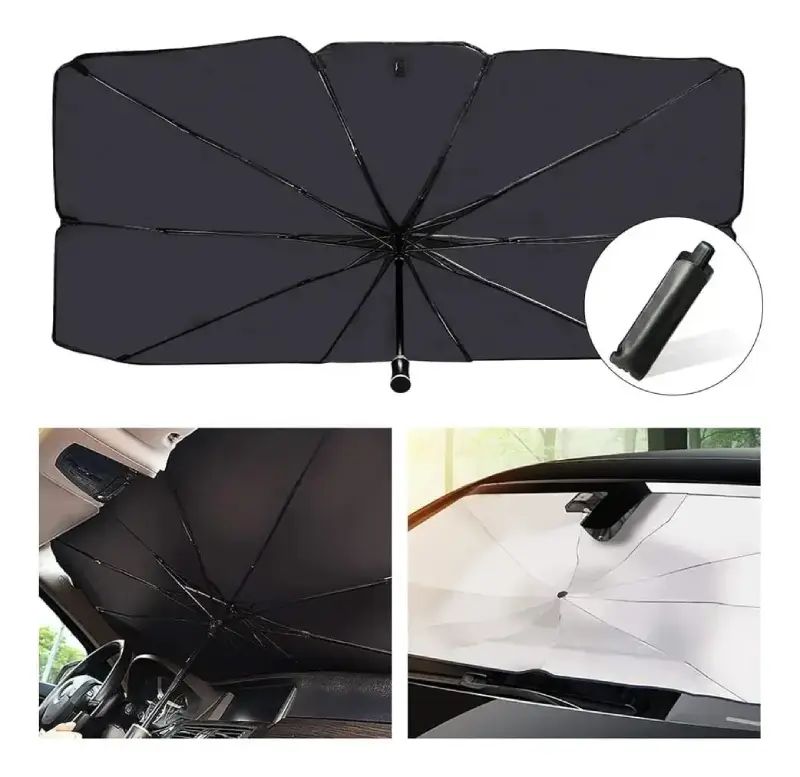 Parasol Tipo Paraguas Para Autos Sombrilla Protectora para interior - imagen 2