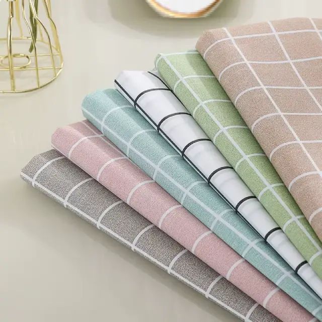 Mantel Rectangular De Plástico PVC Con Estampado De Rejilla - imagen 3