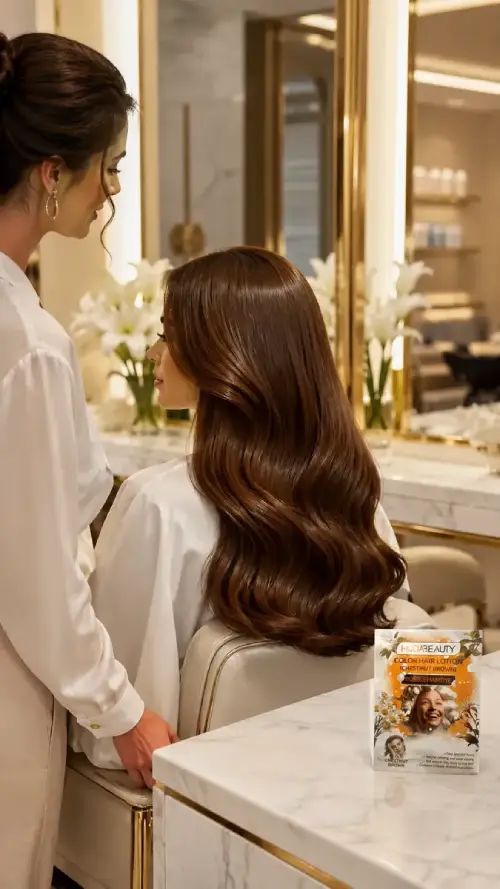 TINTA EN SHAMPOO ESPUMA COLOR CASTAÑO --- 10 UNIDADES - imagen 3