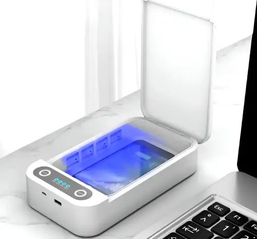 CAJA ESTERILIZADORA PORTÁTIL MULTIUSO LUZ ULTRAVIOLETA USB 5V - imagen 3