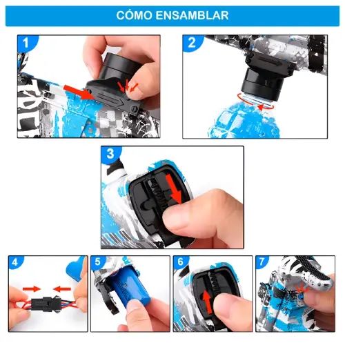 PISTOLA HIDROGEL 1000mAh 7.4V 27x29cm - imagen 5