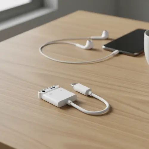 ADAPTADOR 3.5mm/LIGHTNING 2 EN 1 TREQA ABS - imagen 3