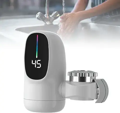 Calentador Agua Eléctrico Canilla Grifo Lavamanos Regulable - imagen principal