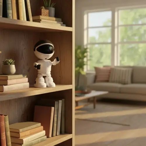 CÁMARA 3.6mm ROBOT WIFI DE INTERIOR FULL HD 355°/ 90° 17x8x7cm - imagen 2