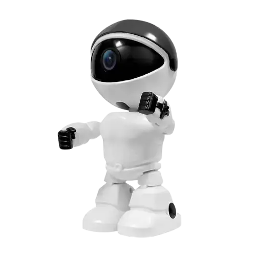 CÁMARA 3.6mm ROBOT WIFI DE INTERIOR FULL HD 355°/ 90° 17x8x7cm - imagen 1