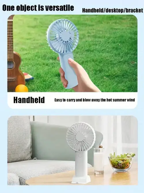 VENTILADOR PORTÁTIL BLANCO - imagen 2