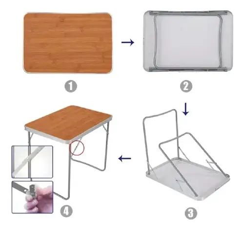 Mesa Plegable 50x71cm - imagen 2