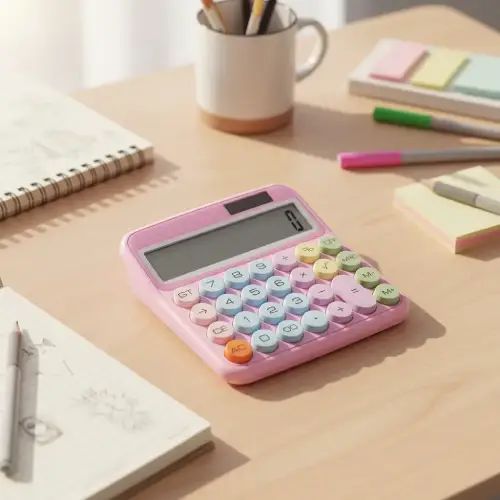 CALCULADORA INFANTIL DE ESCRITORIO GRANDE 12 DÍGITOS A PILAS/SOLAR VARIOS COLORES - imagen 2