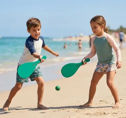 JUEGO DE PALETA CON PELOTA INFANTIL INDUSTRIA NACIONAL - imagen 2