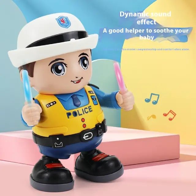 Policía Bailarín Recargable Para Niños - imagen 3