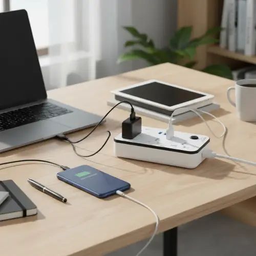 ADAPTADOR UNIVERSAL 3 USB + 4 CONECTORES 220V 3000W/10A 2 METROS - imagen 2