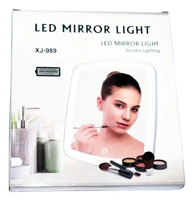 Espejo Touch Tocador Con Luz Led Portable - imagen 2
