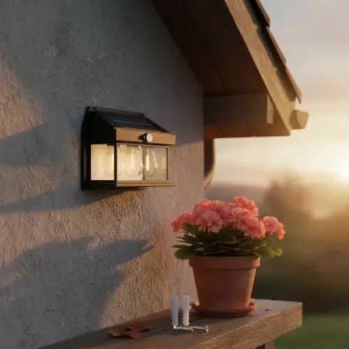 FOCO x3 LÁMPARAS C/PANEL SOLAR - imagen 3