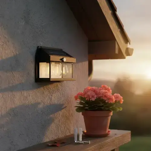 FOCO x3 LÁMPARAS C/PANEL SOLAR - imagen 3