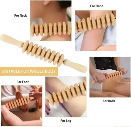 MASAJEADOR RODILLO DE MADERA FLEXIBLE - imagen 5