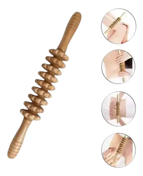 MASAJEADOR RODILLO DE MADERA FLEXIBLE - imagen 1