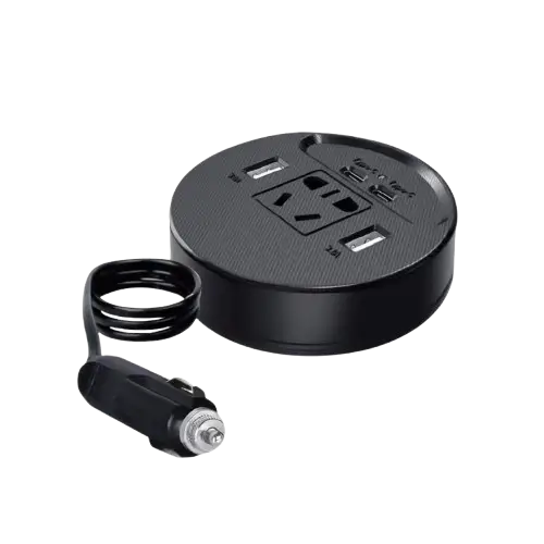 CONVERTIDOR DE ENERGÍA CON CABLE PARA AUTO 12 - 220V