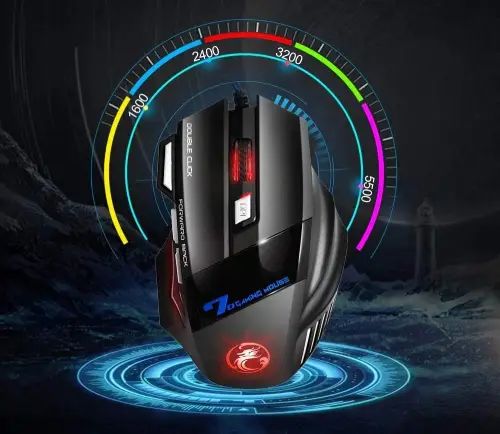 Mouse Gamer LED RGB USB 7 BOTONES - imagen 2