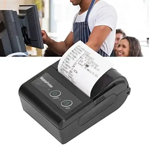 MINI IMPRESORA TÉRMICA BLUETOOTH ABS 58mm 1500mAh 7.4V/5V 2A 10.2x7.4x4.5cm - imagen 2