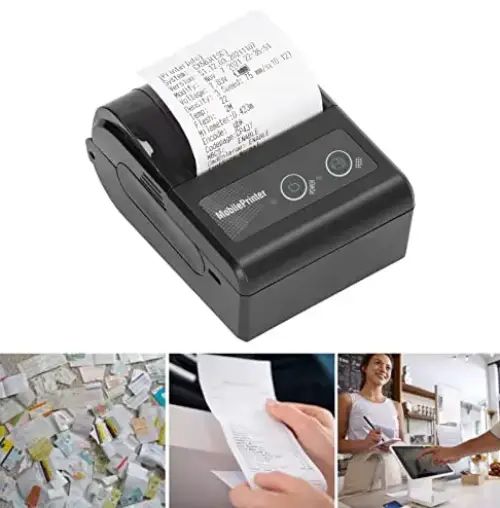 MINI IMPRESORA TÉRMICA BLUETOOTH ABS 58mm 1500mAh 7.4V/5V 2A 10.2x7.4x4.5cm - imagen 3