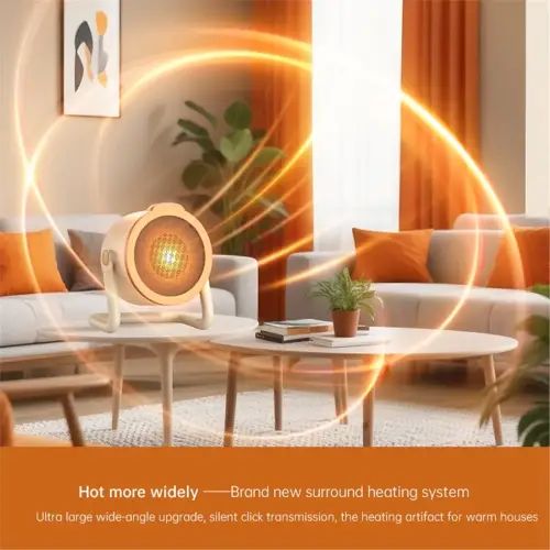 Calefactor eléctrico 1500W con 3 niveles de temperatura - imagen 3