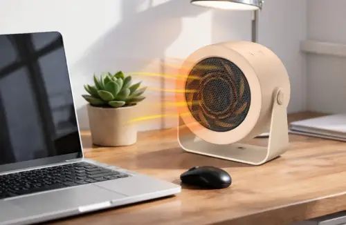 Calefactor eléctrico 1500W con 3 niveles de temperatura - imagen 2