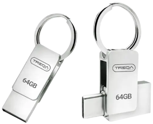 PENDRIVE ALTA VELOCIDAD TREQA USB-TIPO C 3.0 ALUMINIO 64GB 3.1x1.1cm - imagen 1