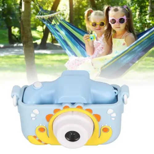 MINI CÁMARA DIGITAL PARA NIÑOS 2.0" Micro SD 4GB-32GB VGA/30fps/1080p/JPEG 1000mAh Silicona + ABS 8.6x5.3cm - imagen 3