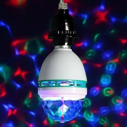 LÁMPARA CON LUCES GIRATORIA - imagen 3