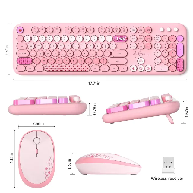 Combo De Teclado Y Mouse Inalámbricos MOFII - imagen 2