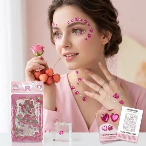 PIEDRITAS AUTOADHESIVAS VARIOS USOS DISEÑO PRINCESAS - imagen 2