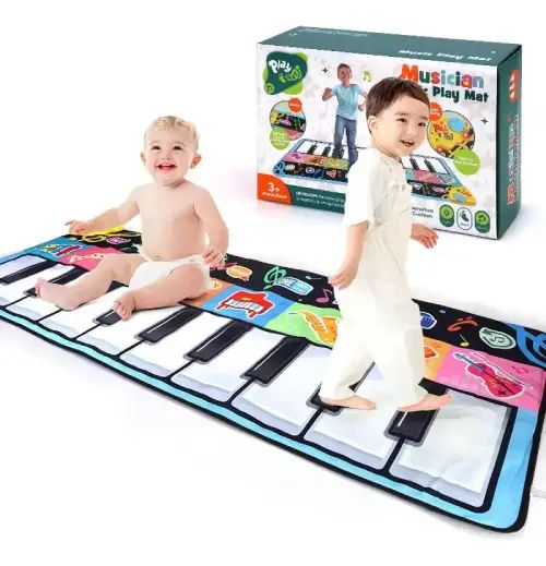 ALFOMBRA PLEGABLE INTERACTIVA MÚSICAL PARA NIÑOS VARIAS MELODÍAS 150x60cm - imagen 3