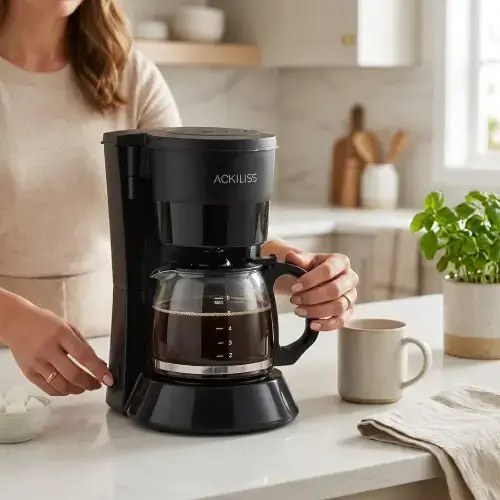 Cafetera Eléctrica ACKILISS 600ml 600W - imagen 2