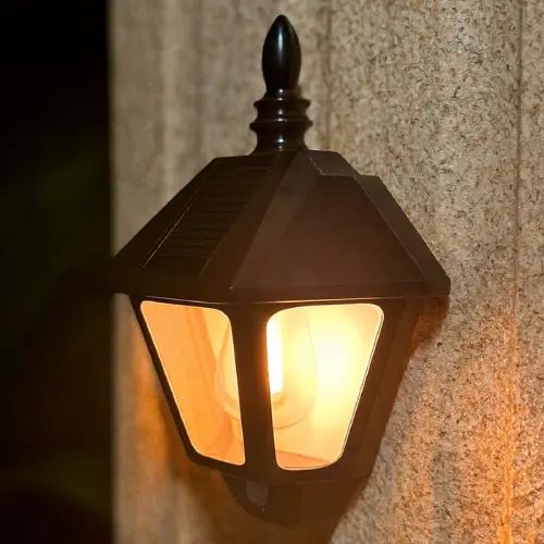 Farol tipo Colonial LED Solar con Sensor - imagen 2