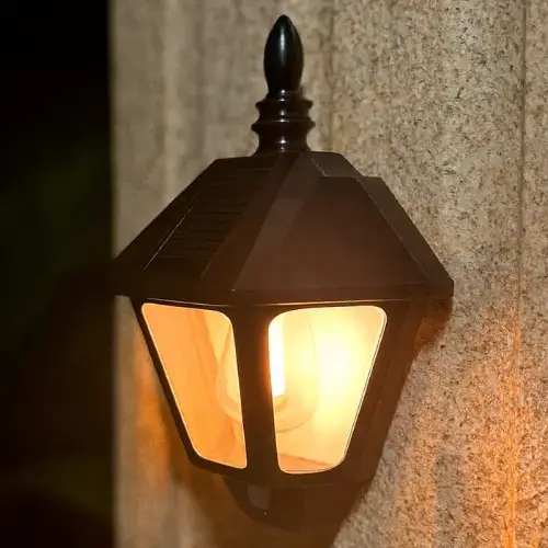 Farol tipo Colonial LED Solar con Sensor - imagen 2