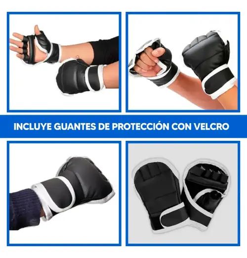 MÁQUINA DE BOXEO CON GUANTES 4 OBJETIVOS MÚSICA Y LUCES ABS 32x27.7x4.6cm - imagen 3