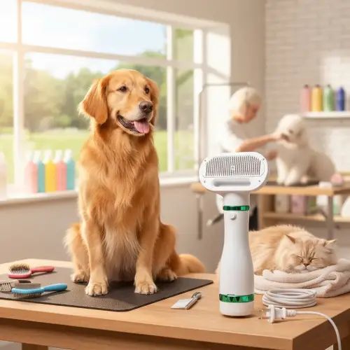 Cepillo secador para mascotas 220V con 2 velocidades - imagen 4