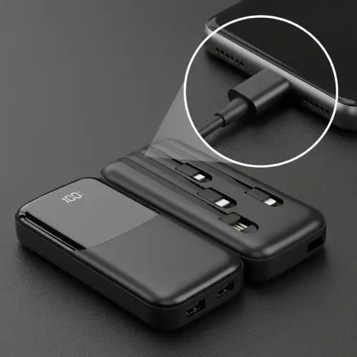 POWER BANK TREQA DISPLAY CARGA RÁPIDA USB/Tipo C 20000mAh - imagen 2