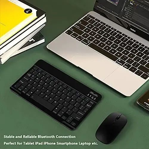 COMBO TECLADO + MOUSE INALÁMBRICO BLUETOOTH RECARGABLE 800/1600/3200DPI 10mts - imagen 4