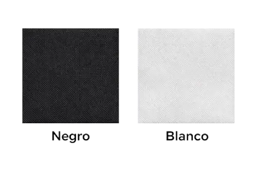 SET MESA + SILLAS EN BLANCO O NEGRO - imagen 2