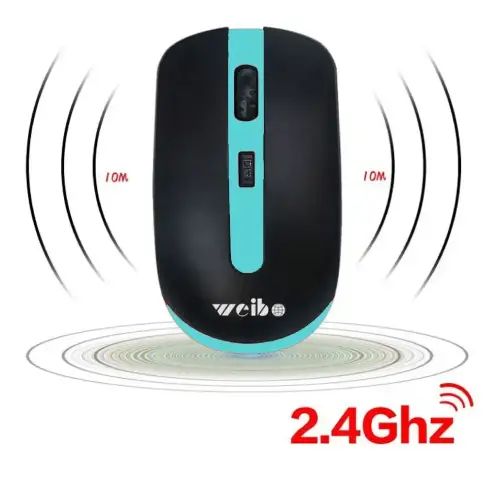 MOUSE ÓPTICO USB INALÁMBRICO 3 BOTONES VARIOS COLORES 10mts - imagen 3