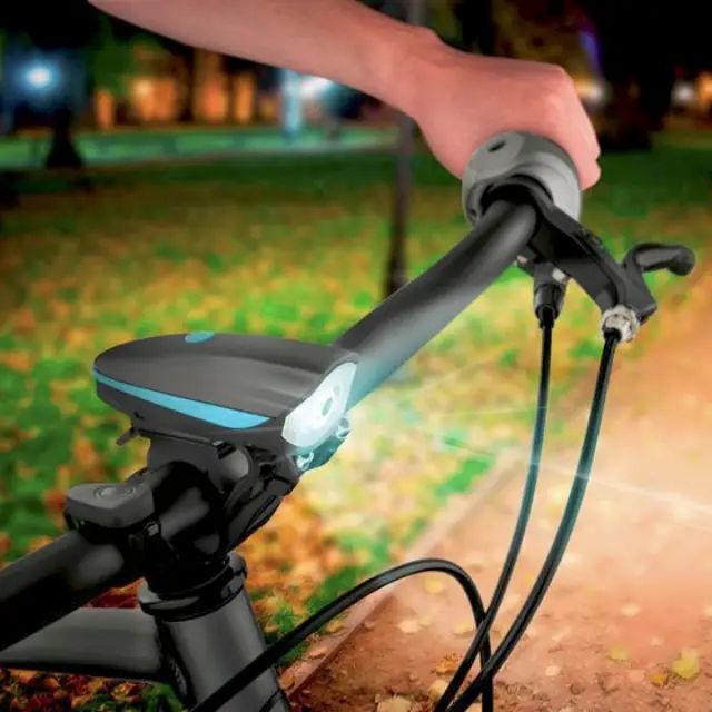 Linterna Y Claxon Para Bicicleta 3 Modos de Iluminación - imagen 2