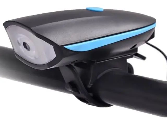 Linterna Y Claxon Para Bicicleta 3 Modos de Iluminación