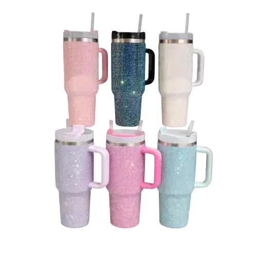 Vaso Térmico con Brillos de 1,2 Litros - imagen 1
