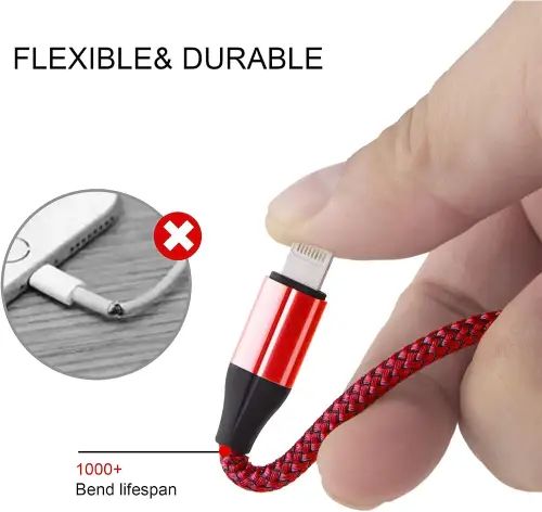 CABLE REFORZADO TREQA TIPO C CARGA RÁPIDA 5.1A/5V 1M - imagen 2